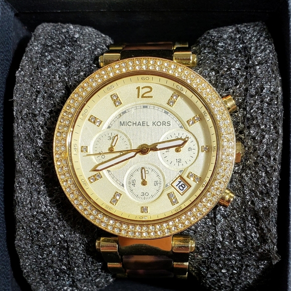 Michael Kors- mk5688 Parker gold tone tortoise shell acetate, great condition. - Picture 4 of 12